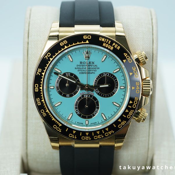 FSOT:BNIB Rolex 126518LN DAYTONA YELLOW GOLD TURQUOISE DIAL…