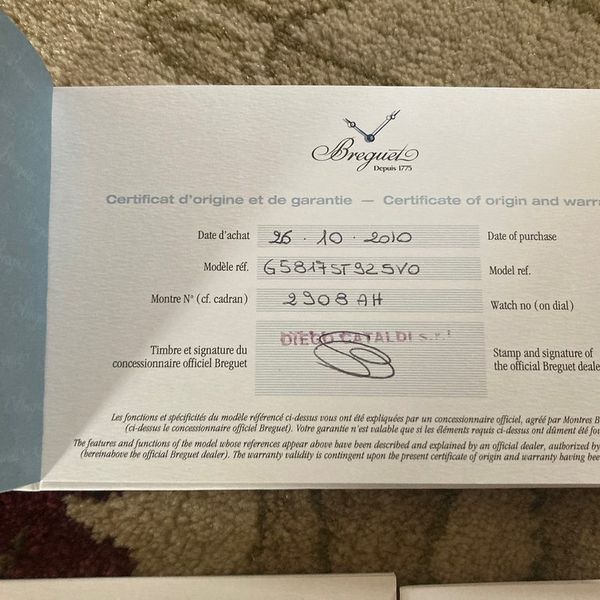 FSOT: BREGUET Marine Big Date