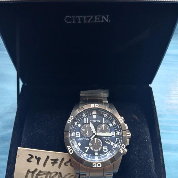 Citizen brycen chronograph súper Titanium con plásticos