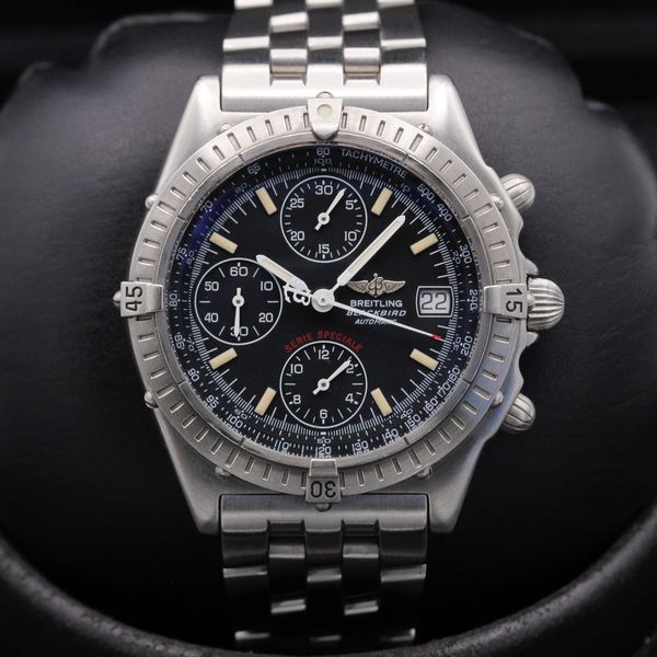 FSOT: Breitling Chronomat Blackbird  - A13350 - Black - Ste…