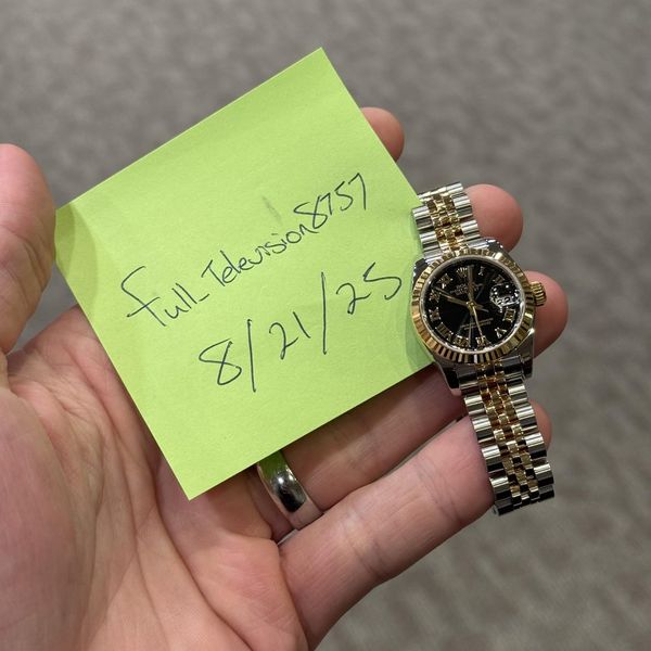 [WTS] Ladies Rolex Datejust 26mm 18K Yellow Gold & Steel Bl…