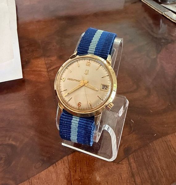 WTS: Vintage Accutron 218 running 14k RGP