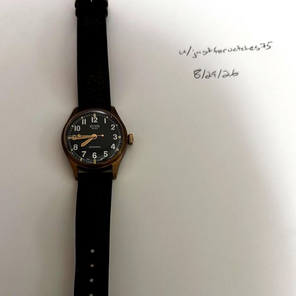 [WTS] Kuoe OLD SMITH 90-002 35mm Version Bronze Case Navy D…