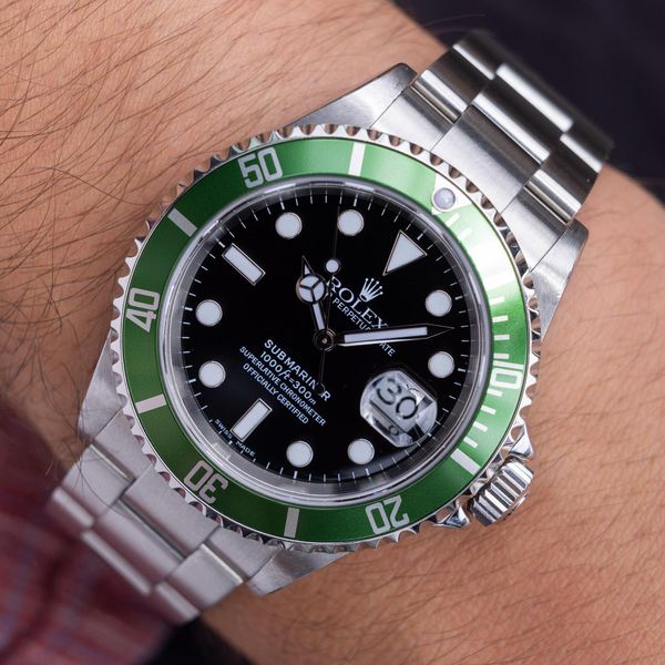 [WTS] 2005 Rolex Submariner Date Ref. 16610LV Kermit | Box …