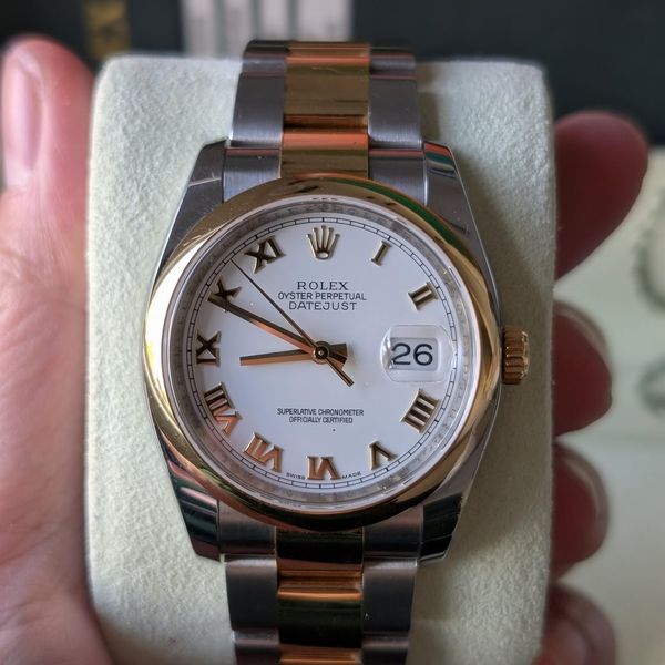 [WTS] Price Drop! 2011 Rolex Date just 116203 36mm White Ro…