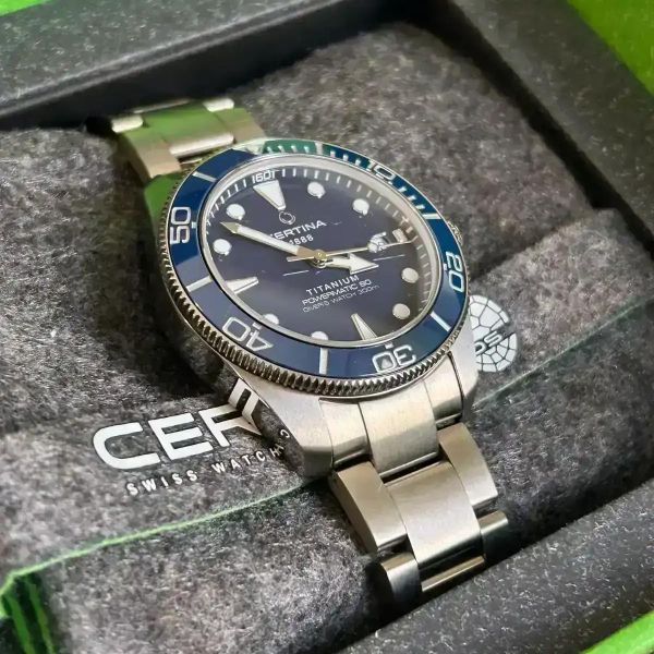 Certina DS Action 40,5mm Azul Titanio