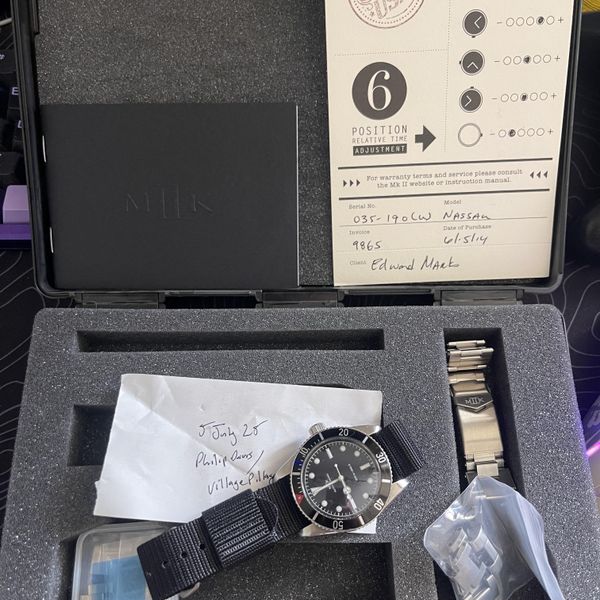 [WTS] MKII Nassau 39mm $1050