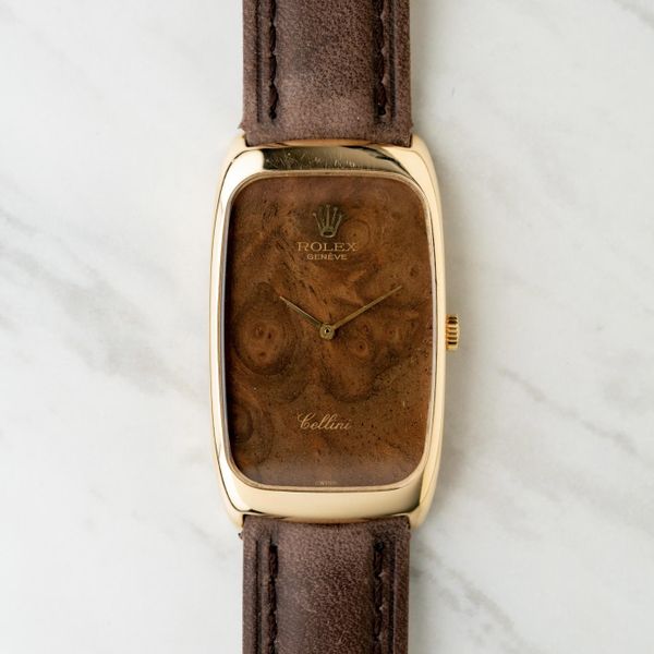 Rolex Cellini 18k Wood Dial Ref. 4108