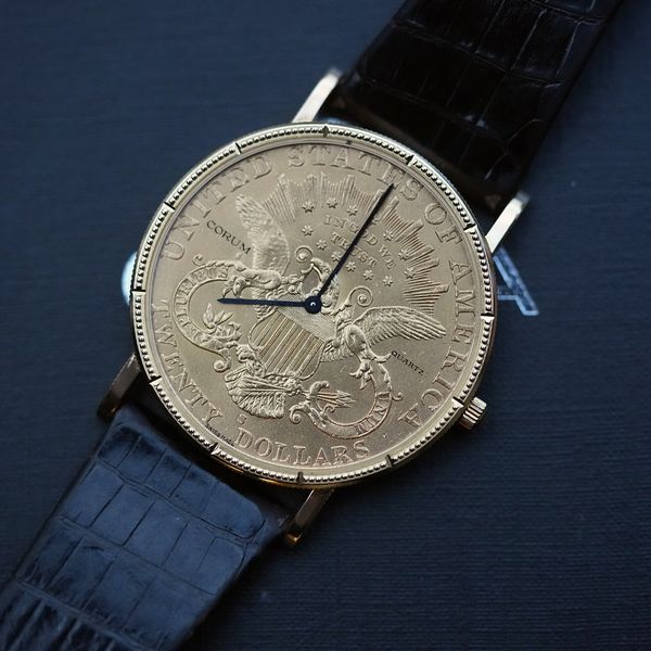 FS:  Corum 20 Dollar Liberty Coin QUARTZ Watch