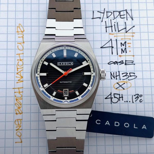 [WTS] Cadola Lydden Hill Automatic Piston Black Dial ref #C…