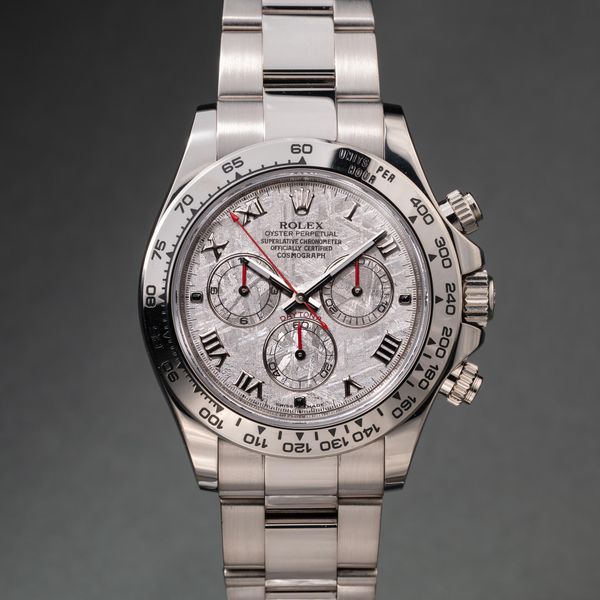 FS: 2008 Rolex18K WG Daytona 116509 Meteorite Dial