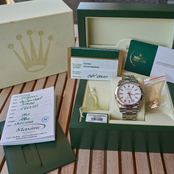 Rolex Milgauss weiß 116400