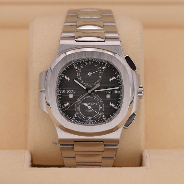 FSOT: Patek Philippe Nautilus Travel Time Grey Dial Stainle…