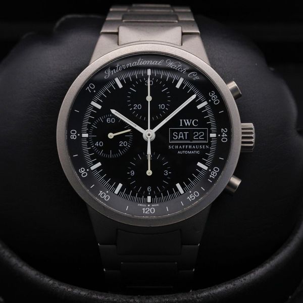 FSOT: IWC GST Chronograph  - IW370703 - Black - Titanium - …