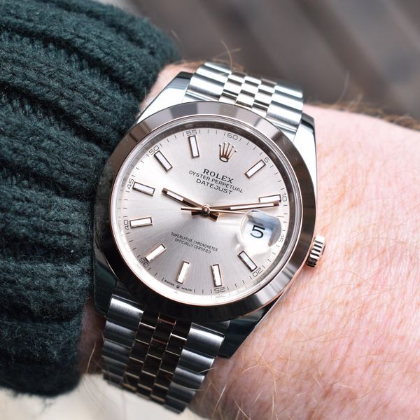 [WTS] 2021 Rolex Datejust 41 18K Everose & Steel Jubilee Sm…
