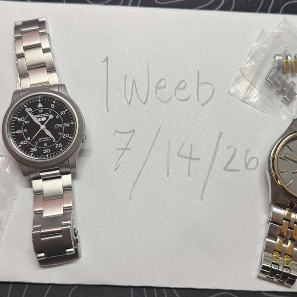 [WTS] Seiko bundle SNK809 + SNE042 | $180 for both
