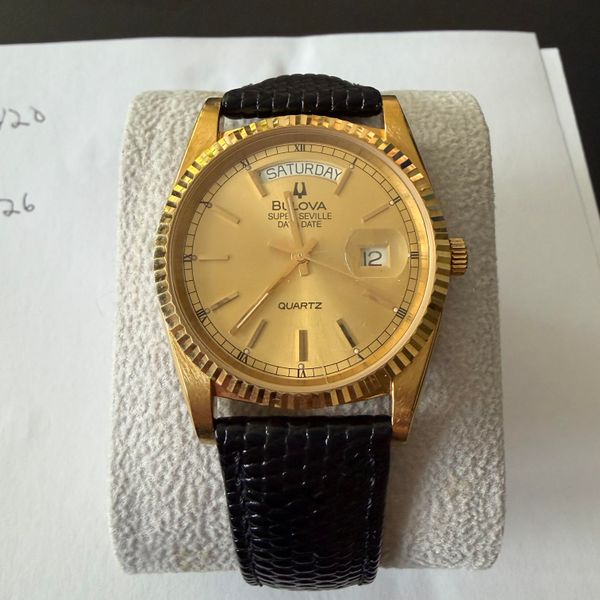 [WTS] Bulova Super Seville Daydate Gold