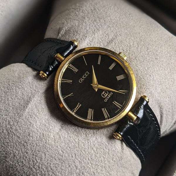 [WTS] Vintage 1980s Gucci Stack Watch with Roman Numeral, 2…