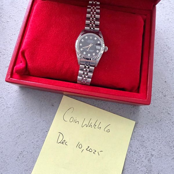 [WTS] 1991 Rolex Datejust jubilee Black Diamond dial - Box …