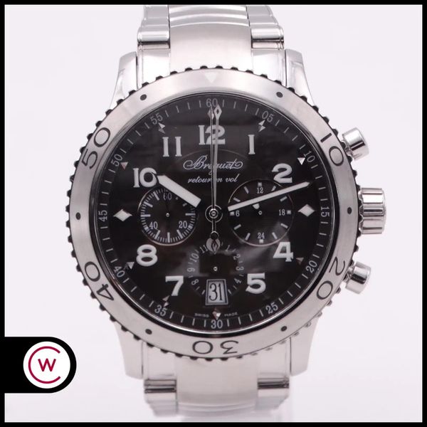 BREGUET Type XXI Flyback 3810ST Brazalete & Piel PAPELES