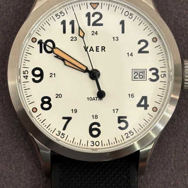 [WTS] Vaer S5 Field White - 40mm-Quartz - $135