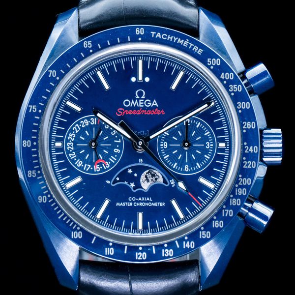 [WTS] 2023 Omega Speedmaster Moonphase Blue Side of the Moo…