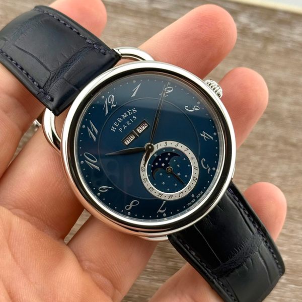[WTS] Hermes Arceau Grande Lune Blue 43mm Moonphase - Full …