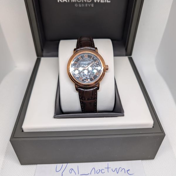 [WTS/WTT] New-in-box Raymond Weil Maestro, 18k PVD rose gol…