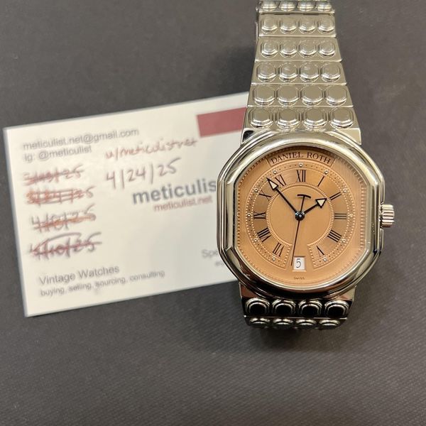 [WTS] Daniel Roth Le Sentier Salmon Dial Ref S177 Full Set …