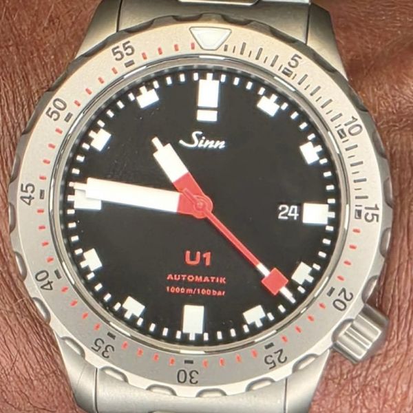 SINN U1 10.10 series. Full kit! Rubber strap!