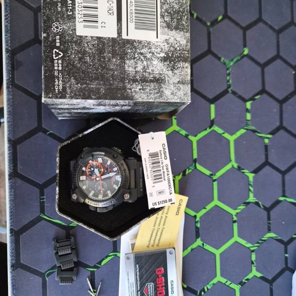 Casio G-Shock GWFA1000XC1A, carbon frogman, full set