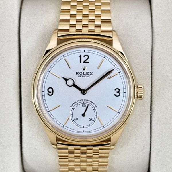 FSOT:NEW 2026 Rolex 1908 39mm 52508 Yellow Gold Settimo Bra…