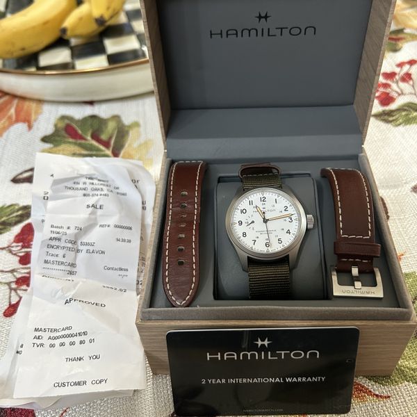 FS Hamilton Khaki Mechanical Power Reserve