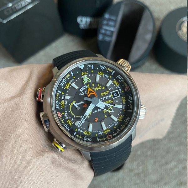 FS: Citizen Altichron Eco Drive Duratech Titanium full pack…