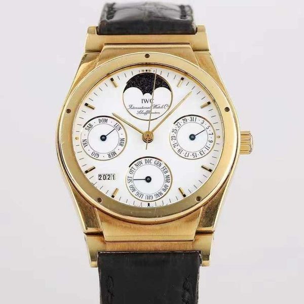 FS: IWC Ingenieur Perpetual Calendar 18K Yellow Gold Automa…