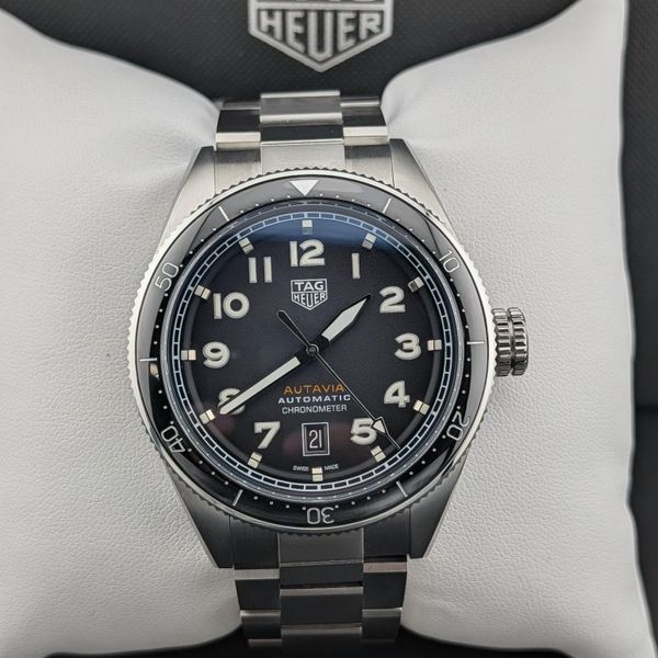 [WTS] TAG Heuer Autavia 42mm Steel Black Smoke Dial - WBE51…