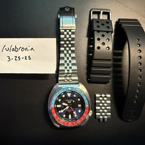 [WTS] Seiko SSK001 GMT Turtle Mod on Uncle Seiko Z199 + GL8…