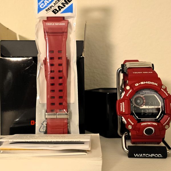 [Price Reduced] Casio G-Shock GW-9400RD “Red Rangeman” + OE…