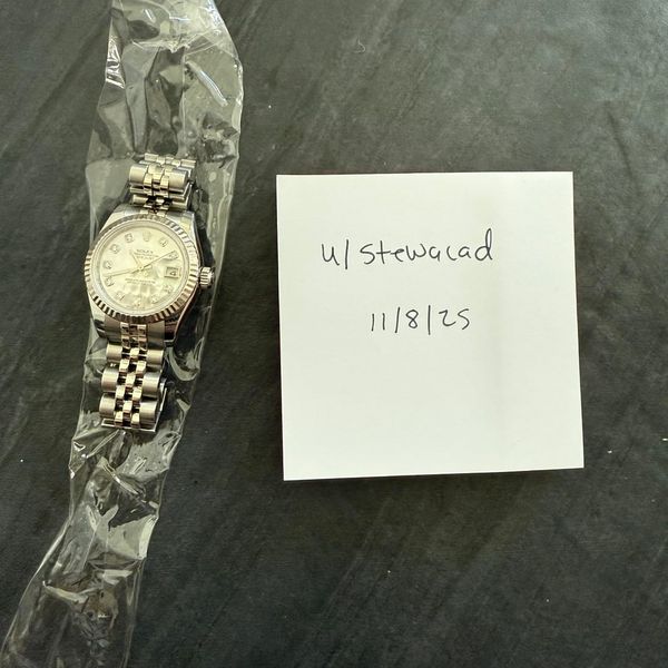 [WTS] 2007 Rolex Lady-DateJust 179174 Factory Mother of Pea…