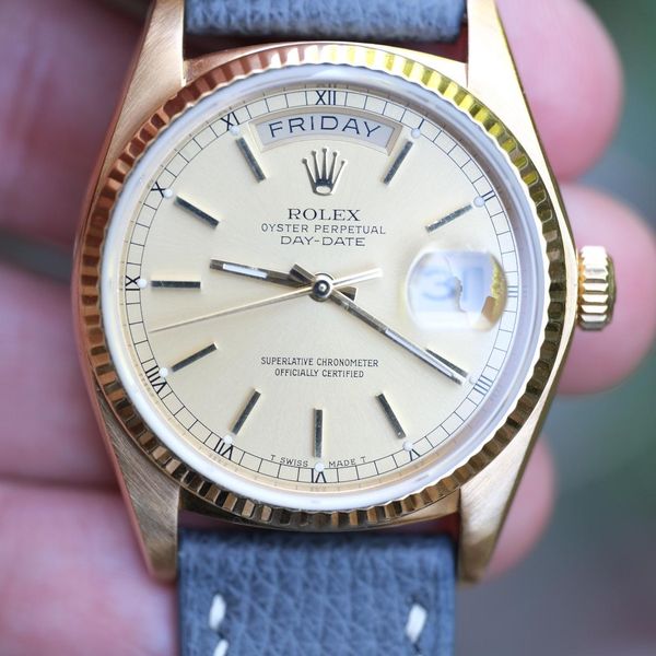 [WTS] PRICE DROP! 1979 Rolex Day Date 18K Gold Quickset Ref…