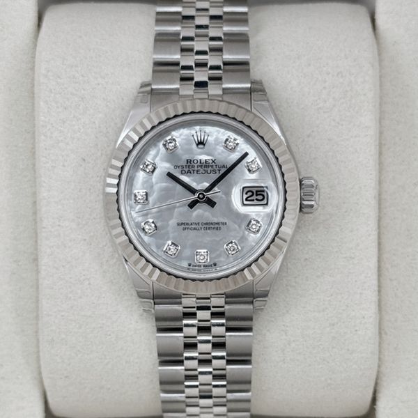FSOT:NEW 2026 Rolex Lady Datejust 28mm 279174 Mother of Pea…