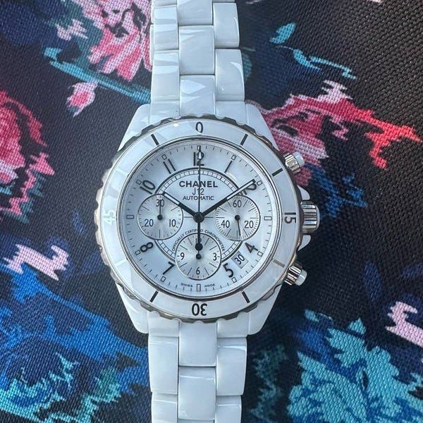 FS: Chanel J12  Chronograph White Ceramic Automatic 41mm H1…