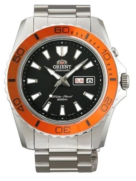 Orient Mako XL "planet ocean" Orange bezel auto CEM75004B w…