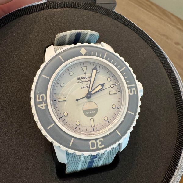 [WTS] Blancpain x Swatch - Antarctic Ocean - Fifty Fathoms …