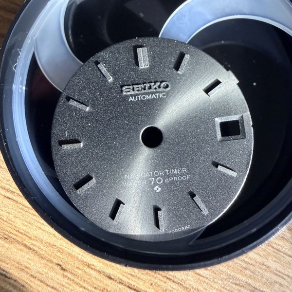 Seiko 6117-8000 case, bezel & 2 dials