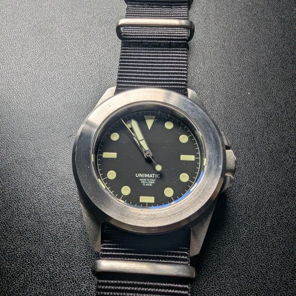 Unimatic UC4 Full Set | 300m WR | Lightly Worn | Brutalist