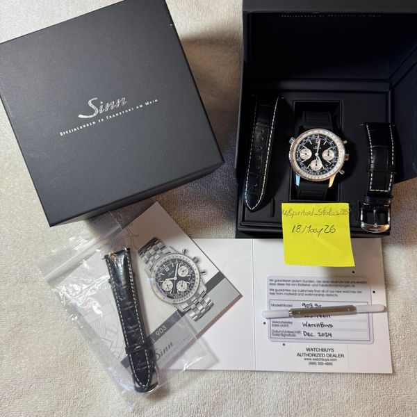 [WTS] Sinn 903 ST Black Dial full kit from Dec 2024!
