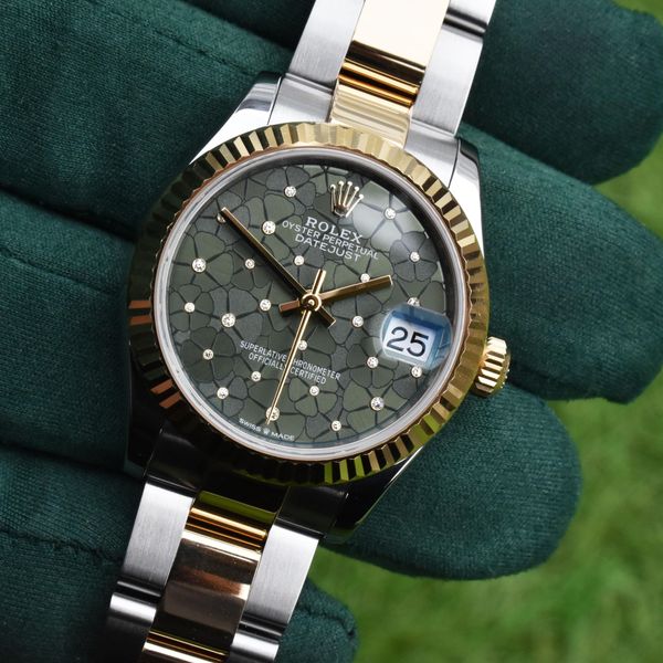 [WTS] 2023 Midsize Rolex Datejust 31 18K YG & Steel Green D…