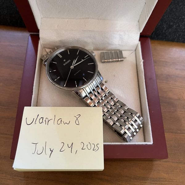 [WTS] Rado Black Dial 38mm ($739)
