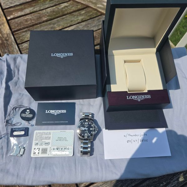 [WTS] Longines HydroConquest 41mm Black Ceramic (Ref: L3.78…